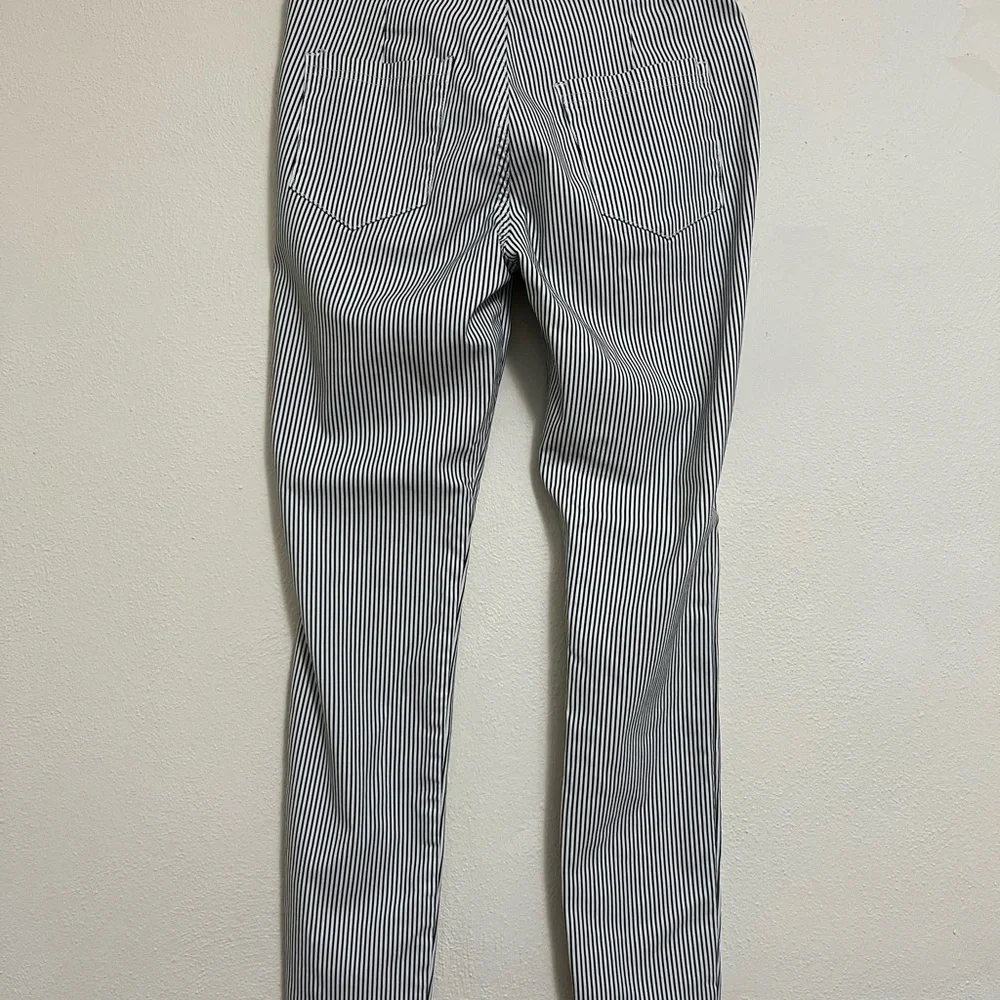 Striped Black and White Pants - Picture 2 of 3